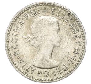 3 пенса 1956 года Австралия — Фото №2