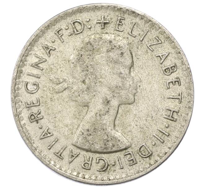 Монета 3 пенса 1956 года Австралия (Артикул: M2-81767) — Фото №2