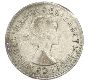 3 пенса 1957 года Австралия — Фото №2