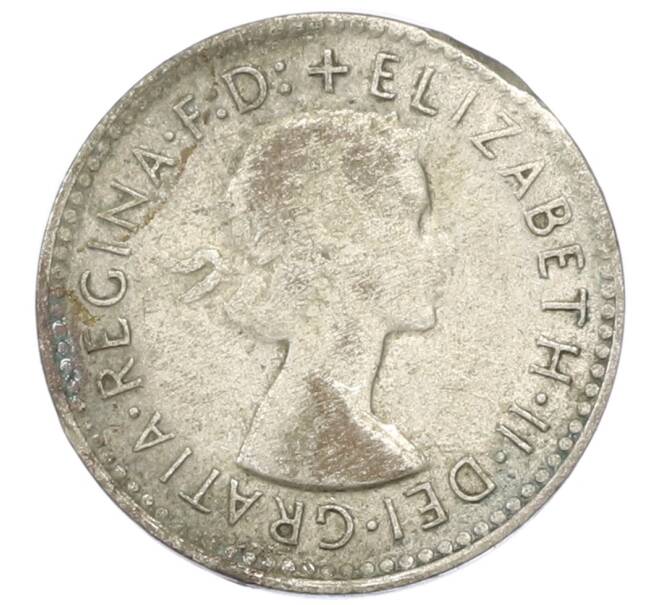 Монета 3 пенса 1957 года Австралия (Артикул: M2-81769) — Фото №2