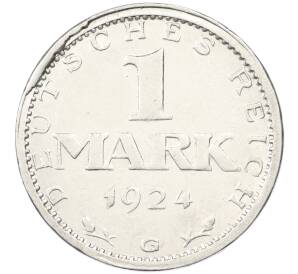 1 марка 1924 года G Германия — Фото №1