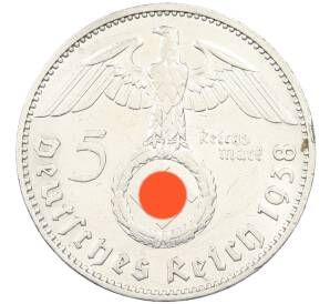 5 рейхсмарок 1938 года J Германия — Фото №1