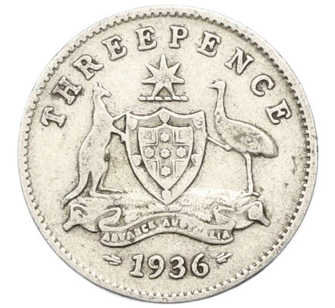 Монета 3 пенса 1936 года Австралия (Артикул: M2-82123) — Фото №1
