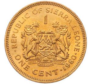 1 цент 1980 года Сьерра-Леоне — Фото №1