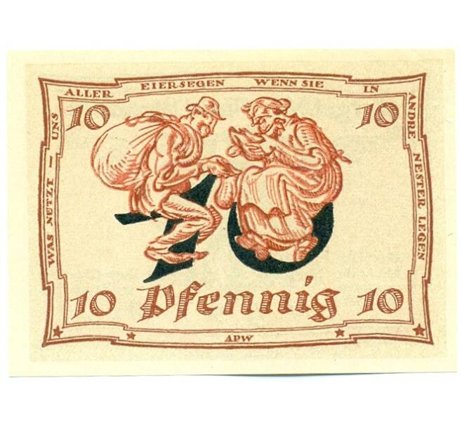 Банкнота 10 пфеннигов 1921 года Германия — город Арнштадт (Нотгельд) (Артикул: K12-40924) — Фото №1