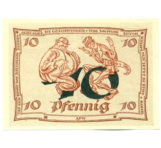 Банкнота 10 пфеннигов 1921 года Германия — город Арнштадт (Нотгельд) (Артикул: K12-40925) — Фото №1