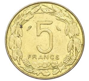 5 франков 1967 года Экваториальная Африка (Камерун) — Фото №2