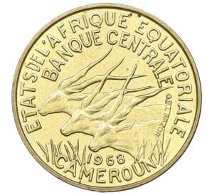 5 франков 1968 года Экваториальная Африка (Камерун) — Фото №1
