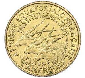 25 франков 1958 года Французская Экваториальная Африка (Камерун) — Фото №1