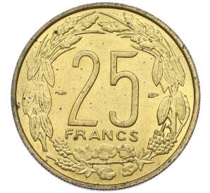25 франков 1958 года Французская Экваториальная Африка (Камерун) — Фото №2