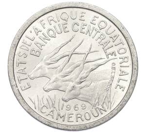 1 франк 1969 года Экваториальная Африка (Камерун) — Фото №1