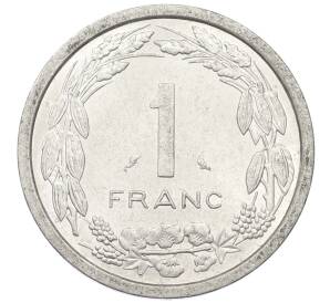 1 франк 1969 года Экваториальная Африка (Камерун) — Фото №2