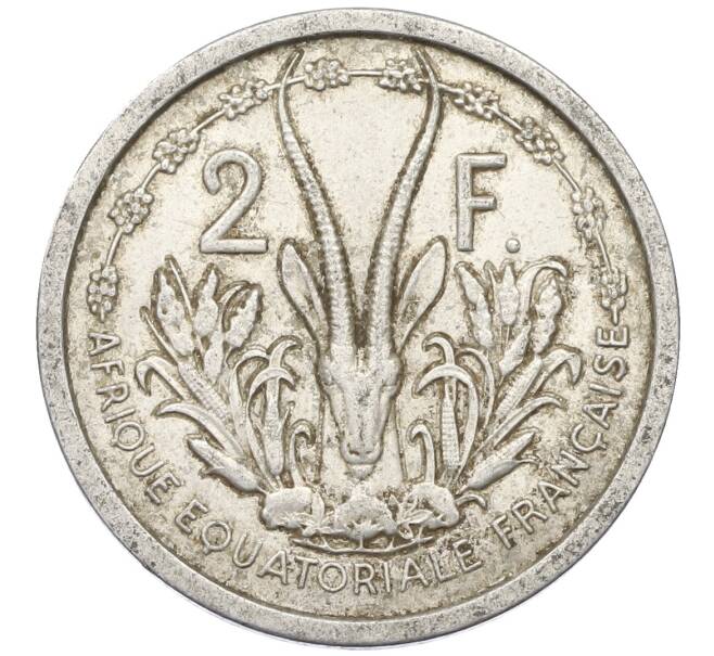 Монета 2 франка 1948 года Французская Экваториальная Африка (Артикул: T11-13495) — Фото №1