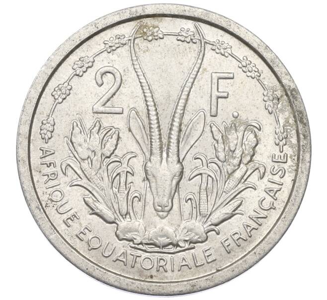 Монета 2 франка 1948 года Французская Экваториальная Африка (Артикул: T11-13497) — Фото №1