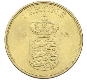 1 крона 1953 года Дания — Фото №1