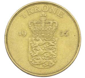 1 крона 1956 года Дания — Фото №1