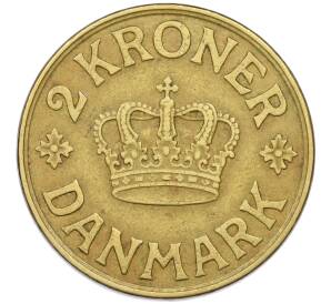 2 кроны 1925 года Дания — Фото №2