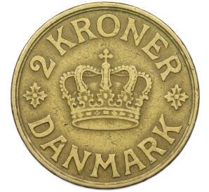 2 кроны 1926 года Дания — Фото №2