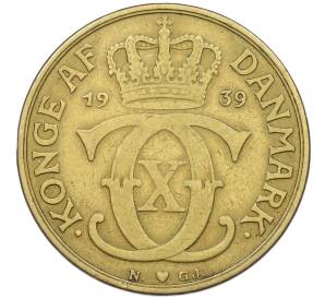 2 кроны 1939 года Дания — Фото №1
