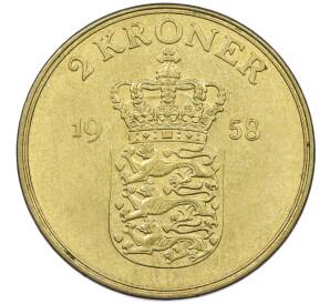 2 кроны 1958 года Дания — Фото №1