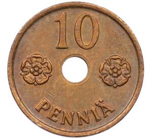 10 пенни 1941 года Финляндия — Фото №2