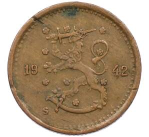 50 пенни 1942 года Финляндия — Фото №1