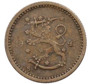 50 пенни 1943 года Финляндия — Фото №1