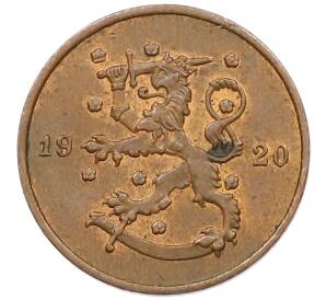 1 пенни 1920 года Финляндия — Фото №1