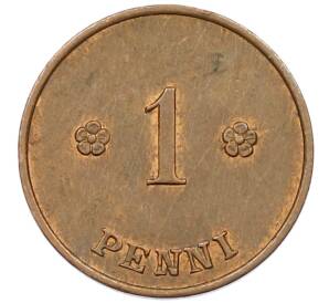 1 пенни 1920 года Финляндия — Фото №2