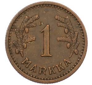 1 марка 1942 года Финляндия — Фото №2
