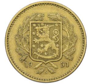 10 марок 1931 года Финляндия — Фото №1