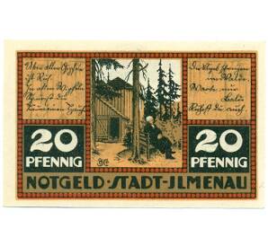 20 пфеннигов 1921 года Германия — город Ильменау (Нотгельд) — Фото №1