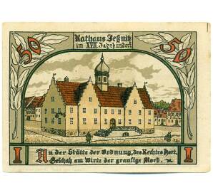 50 пфеннигов 1921 года Германия — город Йесниц (Нотгельд) — Фото №2