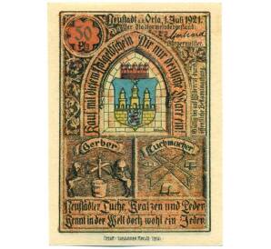 50 пфеннигов 1921 года Германия — город Нойштадт-на-Орле (Нотгельд) — Фото №2