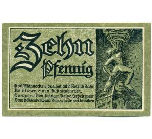 10 пфеннигов 1920 года Германия — город Гослар (Нотгельд) — Фото №1