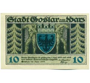 10 пфеннигов 1920 года Германия — город Гослар (Нотгельд) — Фото №2