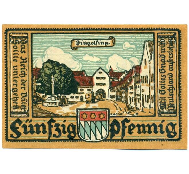Банкнота 50 пфеннигов 1920 года Германия — город Дингольфинг (Нотгельд) (Артикул: K12-41584) — Фото №1
