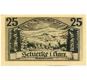 25 пфеннигов 1921 года Германия — Ширке (Нотгельд) — Фото №1