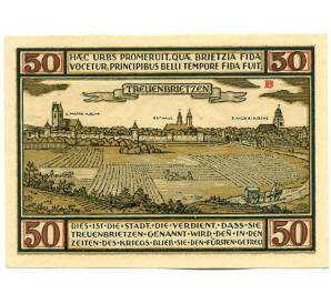 50 пфеннигов 1921 года Германия — город Тройенбрицен (Нотгельд) — Фото №2