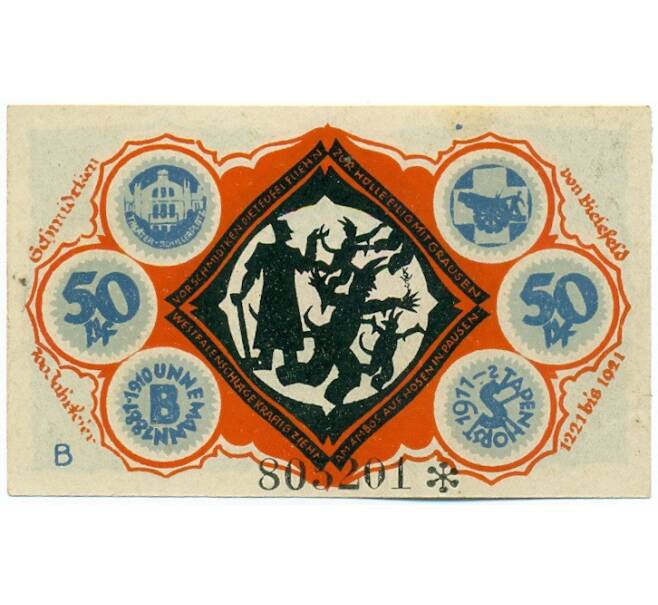 Банкнота 50 пфеннигов 1921 года Германия — город Билефельд (Нотгельд) (Артикул: K12-41717) — Фото №2