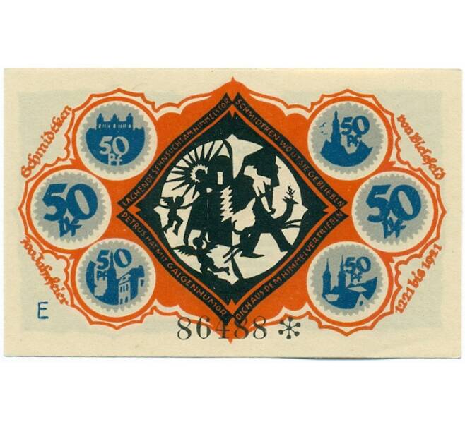 Банкнота 50 пфеннигов 1921 года Германия — город Билефельд (Нотгельд) (Артикул: K12-41718) — Фото №2
