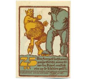 25 пфеннигов 1922 года Германия — город Рибниц (Нотгельд) — Фото №2