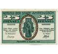 Банкнота 25 пфеннигов 1920 года Германия — город Аренсбек (Нотгельд) (Артикул: K12-41725) — Фото №1