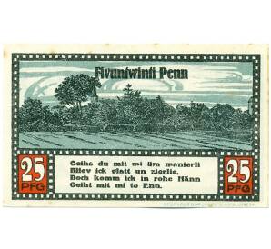 25 пфеннигов 1920 года Германия — город Аренсбек (Нотгельд) — Фото №2