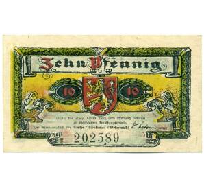 10 пфеннигов 1921 года Германия — город Альтенкирхен (Нотгельд) — Фото №2