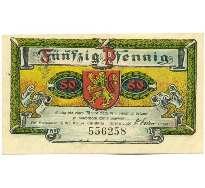Банкнота 50 пфеннигов 1921 года Германия — город Альтенкирхен (Нотгельд) (Артикул: K12-41729) — Фото №2