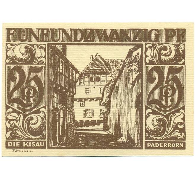 Банкнота 25 пфеннигов 1921 года Германия — город Падерборн (Нотгельд) (Артикул: K12-41743) — Фото №1