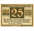 Банкнота 25 пфеннигов 1921 года Германия — город Зуль (Нотгельд) (Артикул: K12-41749) — Фото №2