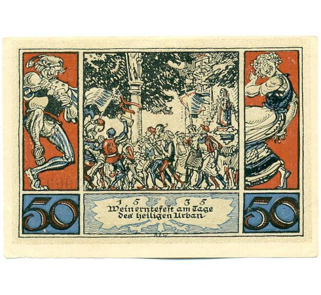 Банкнота 50 пфеннигов 1921 года Германия — город Арнштадт (Нотгельд) (Артикул: K12-41765) — Фото №2