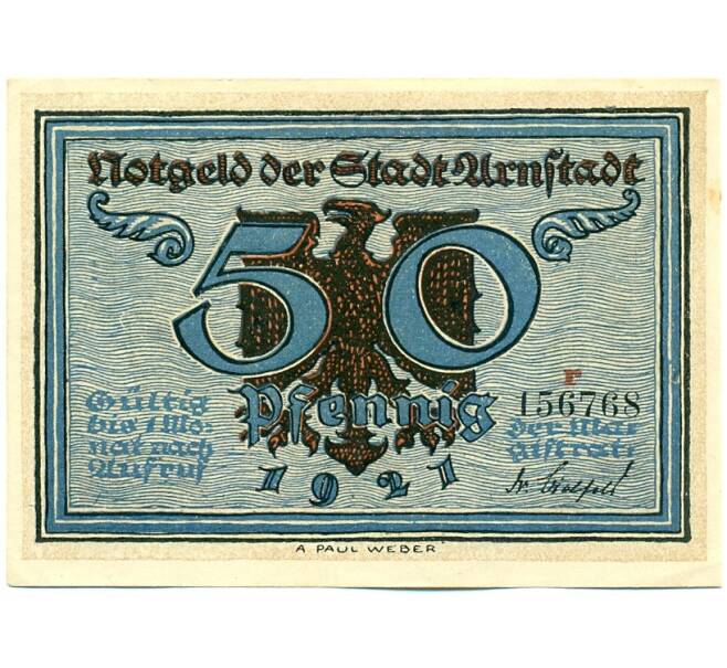 Банкнота 50 пфеннигов 1921 года Германия — город Арнштадт (Нотгельд) (Артикул: K12-41766) — Фото №1